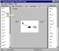 Chemical Formula Tutor screenshot